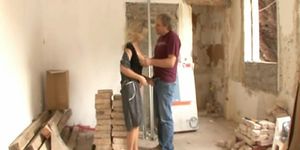 Pierced busty german woman fucked and facialed
