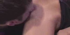 Mindy Vega getting licked
