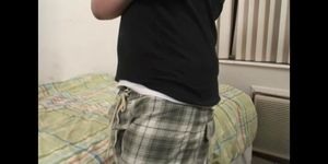BLACKS ON BOYS - Long haired latino dude takes a black cock up his ass