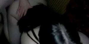 Amature girl in threesome