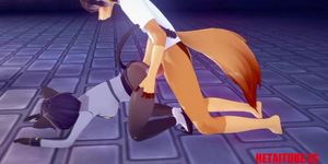 Furry Yiff Hentai - Dog Fucks Cat in the Street (Kim Triple X)