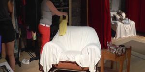 GENUINEFEATURES - Naughty MILFs show their pussies at the CASTING