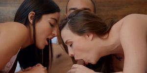Stepmom helps young couple fucking (Chanel Preston, Emily Willis, Oliver Davis)