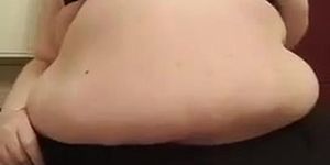 bbw touching herself