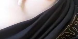 Erected nipples and small boobs mastrubation by sexy slim girl