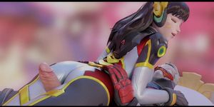 Overwatch, Brigitte, D.Va, Mercy 3d Animation Compilation [10 min + Full HD] (Anette Dawn)