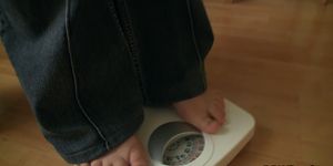 BBWBET - Bigcocked guy bangs big belly plumper from behind