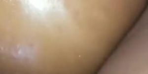 Black oiled ebony doggy Style