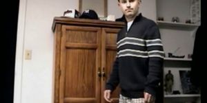 STR8BOYZ SEDUCED - Amateur latin bloke blown by tattooed gay dilf