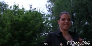 Joyful sex action by public agent - video 1