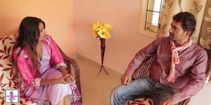Hot Indian House Wife Forcing Romance with Office Boy