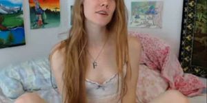 Redhead Sucks Toes And Sticks Them In Pussy