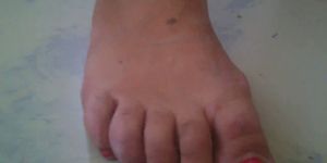 Mature chubby feet