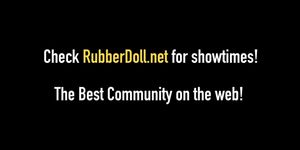 Latex Girl Rubberdoll Helps Rubberella Spank Latex Slut!