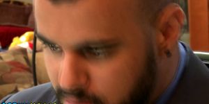 Bear gets cock sucked - video 1