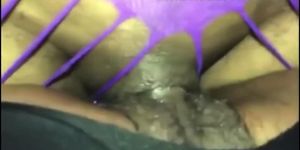 Bitch fucking with big clit in a wet pussy