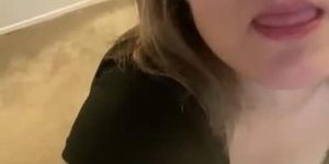 Riding my dildo