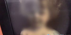 Ebony realtor Adrian Maya cocksucking client