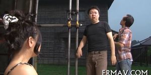 Raw Asian blowjob and titty fuck - video 1