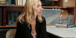 Zoe Parkers pussy fucked hard doggystyle by the LP Officer