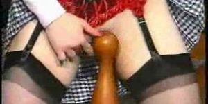Vintage girl likes fisting