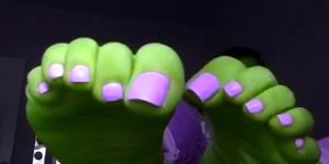 SHE-HULK  I LOVE FEET  FEET JOI  JEREMIAH ELIJAH SCOTT  SHE-HULK TV