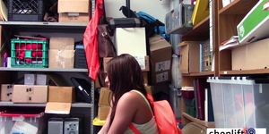 Perverted redhead teen stole lingerie from the store (Addison Ryder)