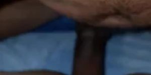 Squirting pussy takes big cock