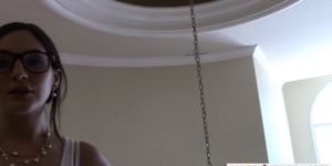 Two real estate agents have sex together in an open house (Pepper Xo)