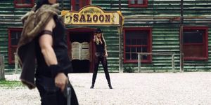 Jasmine Webb Jessa Rhodes In Rawhide Scene 5