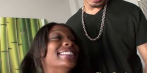 EBONYTUGS - Ebony beauty jerking while fingered