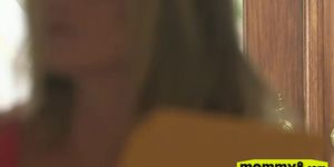 Cory Chase and Lily Rader hot threeway sex on the couch