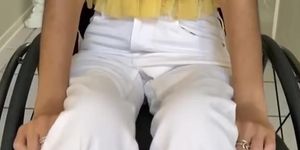 paraplegic spins in chair