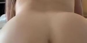 Asian girl rides huge black dick reverse cowgirl