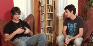 Gay twink bareback fucked