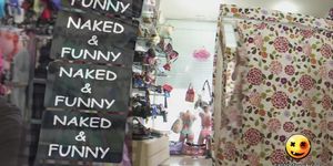 Breaking bra prank