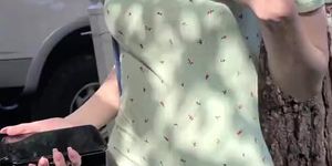 Public nudity! Going shopping with no panties!!