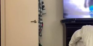 Peeping on my stepsister perfect ass! Spy Cam