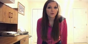 Busty Teen Strip Tease Dance (Slim Thick)