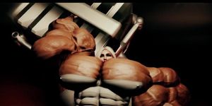 Monster Muscle Girl Animation