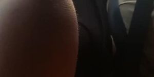 SEXY BIG FEET FOOTJOB IN CAR