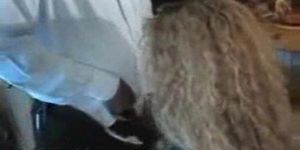 Mature blonde milf amateur wife interracial
