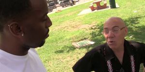 DOGFARTNETWORK - Karina Lynne fucks with a black dude while her dad watches