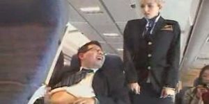 American Stewardess Handjob - Part 1