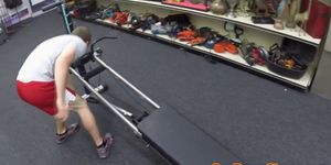 GAY PAWN SHOPS - Pawnshop bait sucking dick in return for cash