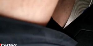 Dickflash Teen on Bus