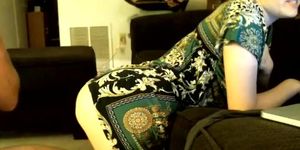 Nerdy Webcam Couple Fucking