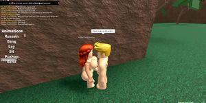 Screw Fat Ass Red Hair Chick In The Woods (Roblox)
