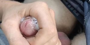 Jerking in car extremely public