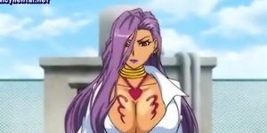 Anime gets penetrated by tentacles